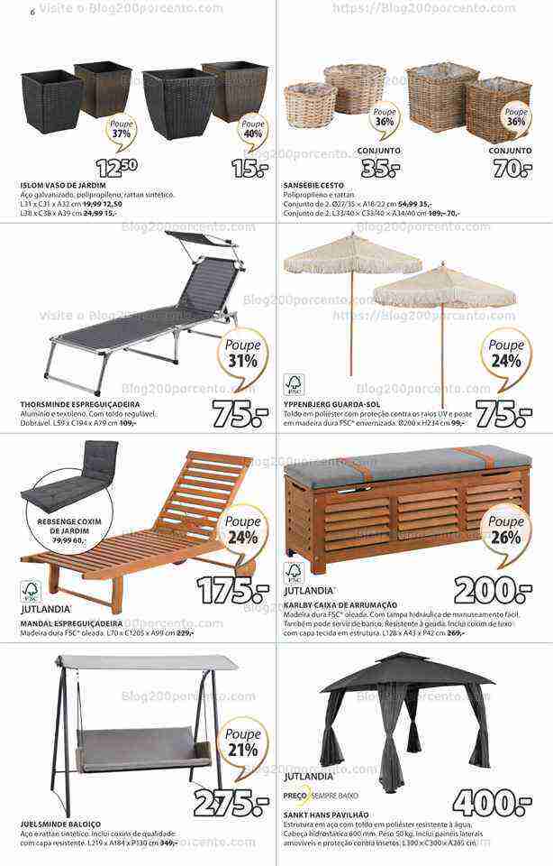 Antevisão Folheto JYSK Promoções de 15 a 28 junho