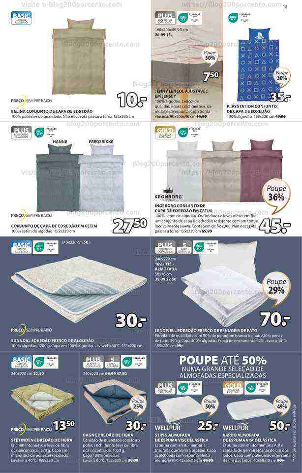 Antevisão Folheto JYSK Promoções de 15 a 28 junho