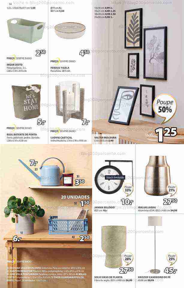 Antevisão Folheto JYSK Promoções de 15 a 28 junho