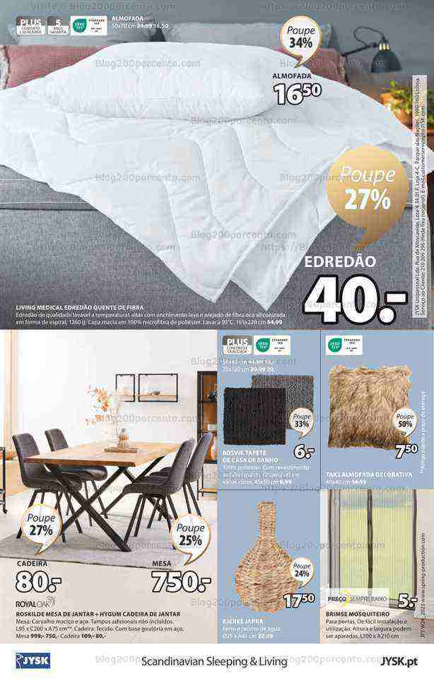 Antevisão Folheto JYSK Promoções de 15 a 28 junho