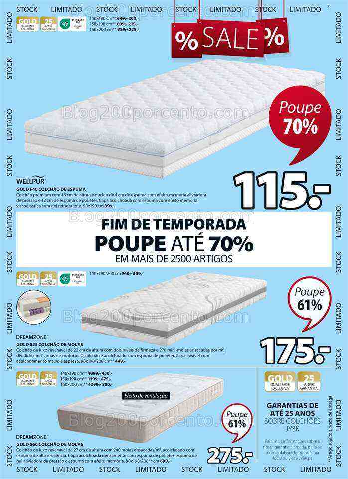 Antevisão Folheto JYSK Promoções de 22 julho a 2 agosto