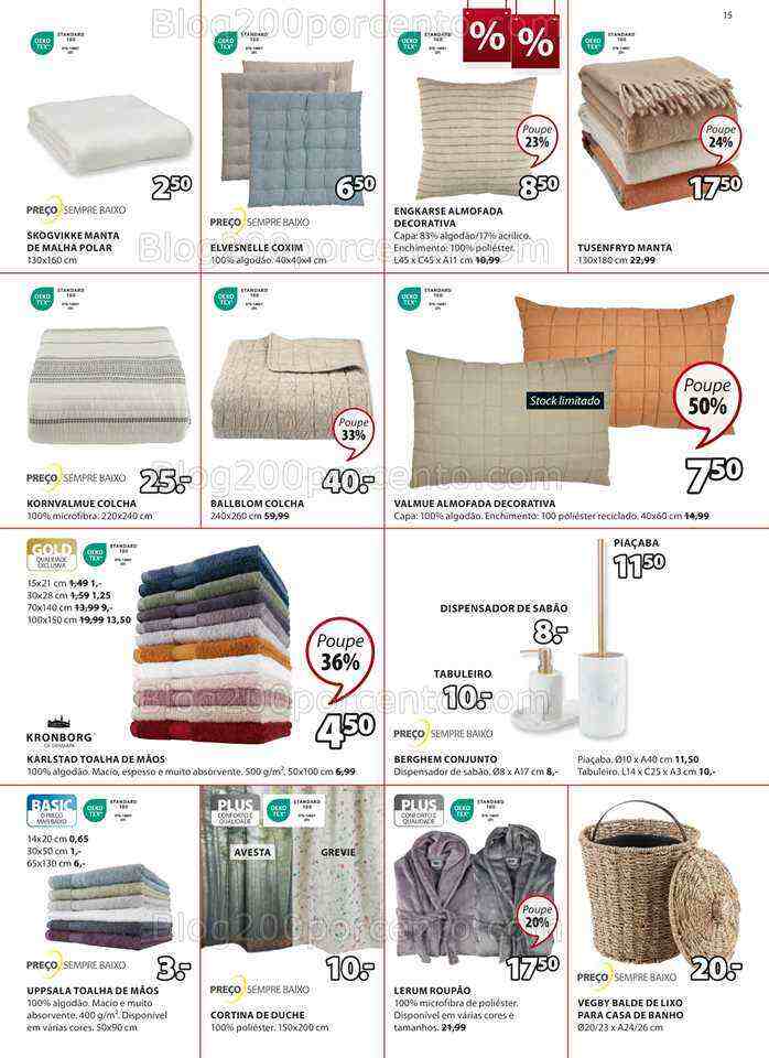 Antevisão Folheto JYSK Promoções de 22 julho a 2 agosto