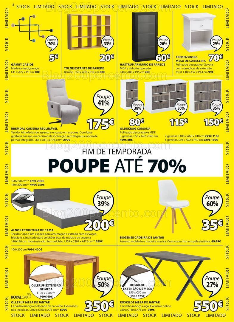 Antevisão Folheto JYSK Saldos de Verão Promoções até 26 junho