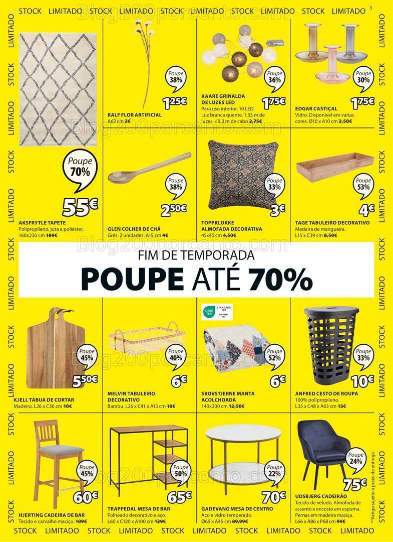 Antevisão Folheto JYSK Saldos de Verão Promoções até 26 junho