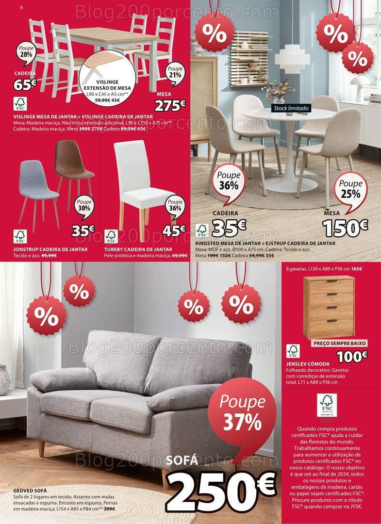 Antevisão Folheto JYSK Saldos de Verão Promoções até 26 junho