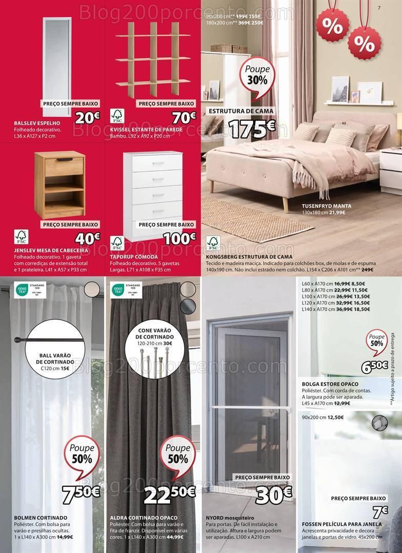 Antevisão Folheto JYSK Saldos de Verão Promoções até 26 junho