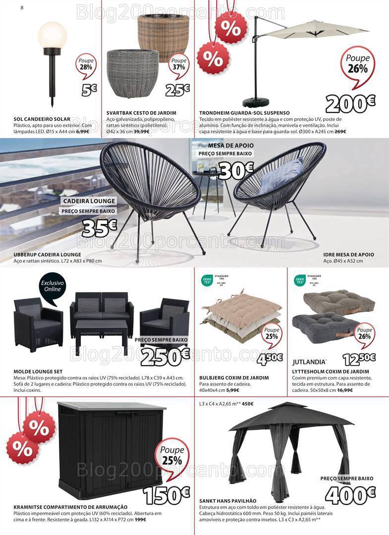 Antevisão Folheto JYSK Saldos de Verão Promoções até 26 junho