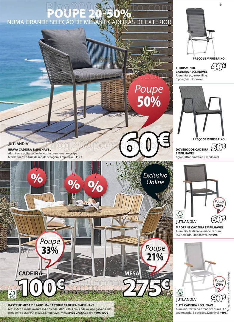 Antevisão Folheto JYSK Saldos de Verão Promoções até 26 junho