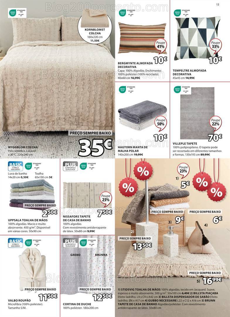 Antevisão Folheto JYSK Saldos de Verão Promoções até 26 junho