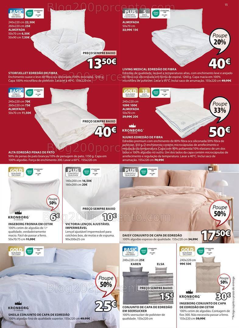 Antevisão Folheto JYSK Saldos de Verão Promoções até 26 junho