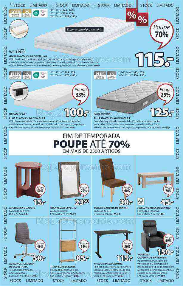 Antevisão Folheto JYSK Promoções de 29 junho a 2 agosto