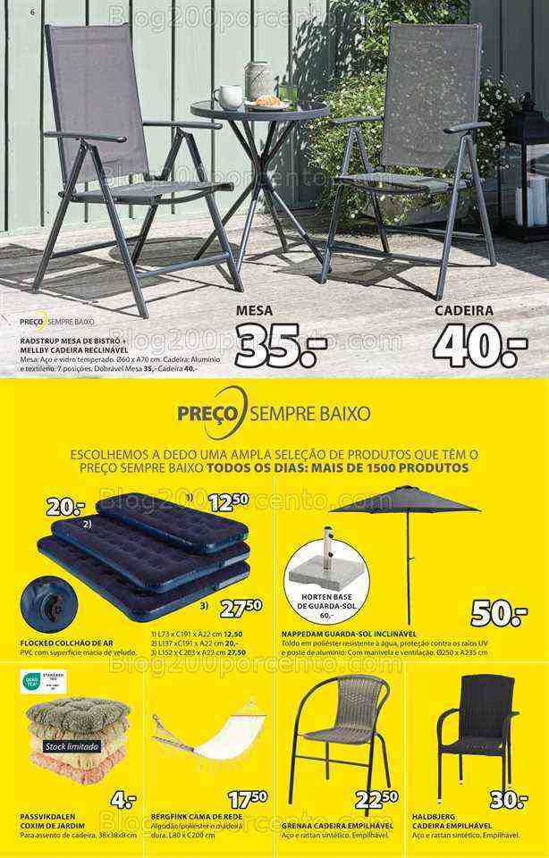 Antevisão Folheto JYSK Promoções de 29 junho a 2 agosto