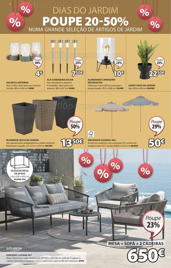 Antevisão Folheto JYSK Saldos de Verão Promoções até 20 junho a 31 julho