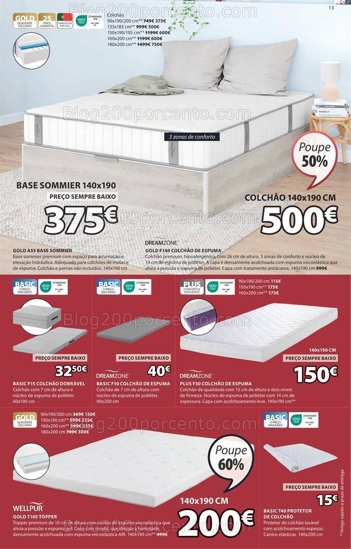 Antevisão Folheto JYSK Saldos de Verão Promoções até 20 junho a 31 julho