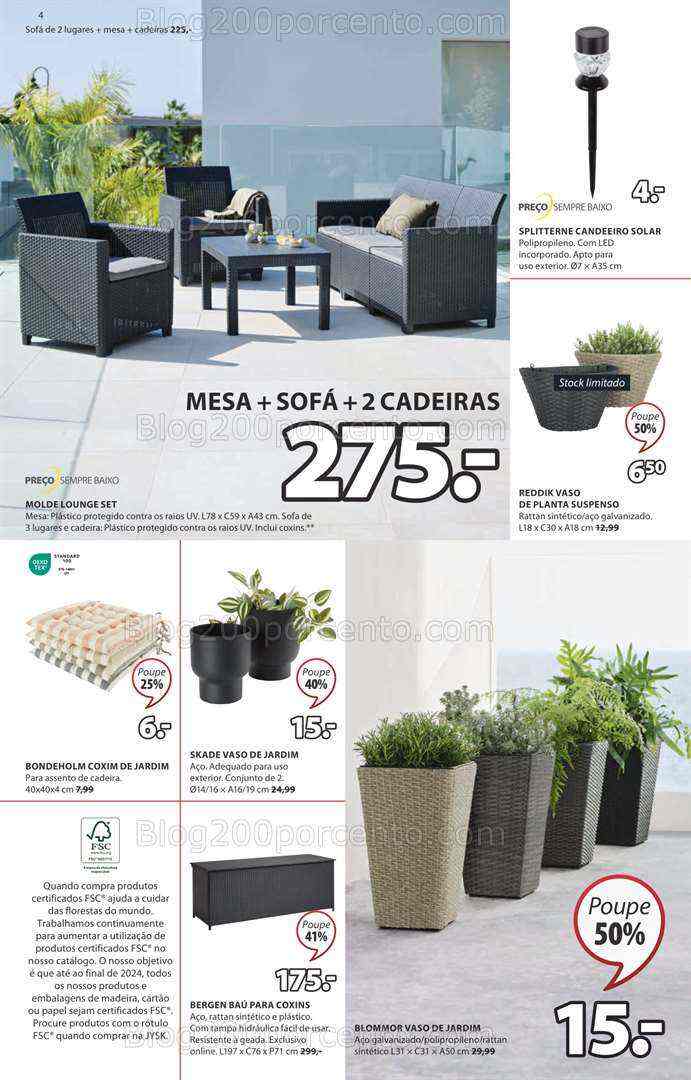 Antevisão Folheto JYSK Promoções até 2 agosto