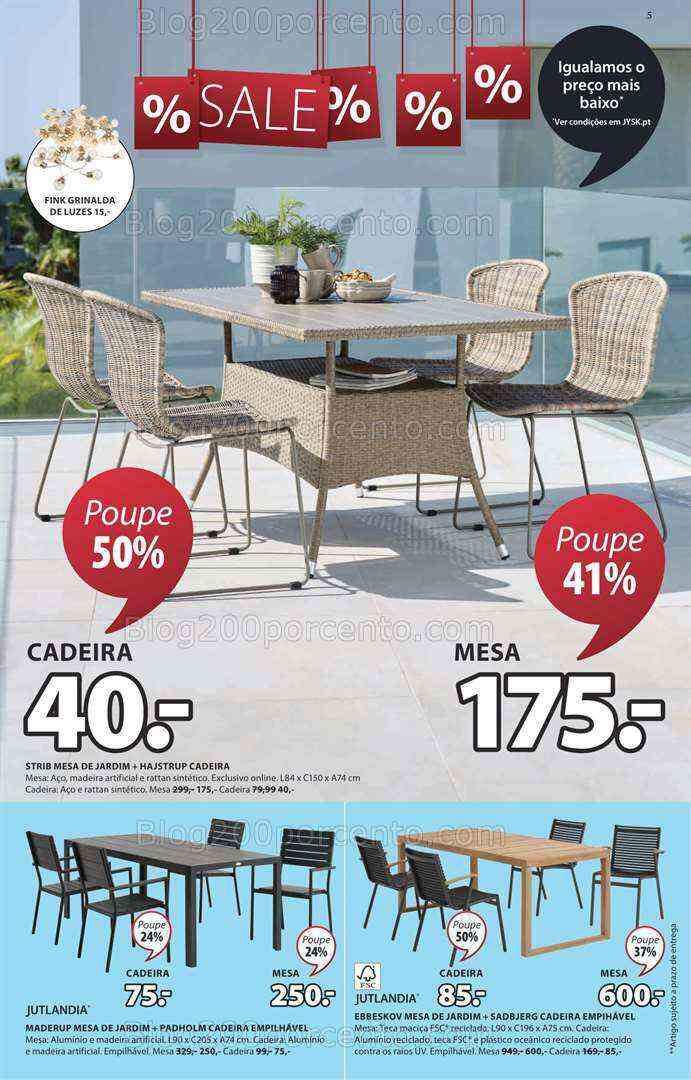 Antevisão Folheto JYSK Promoções até 2 agosto