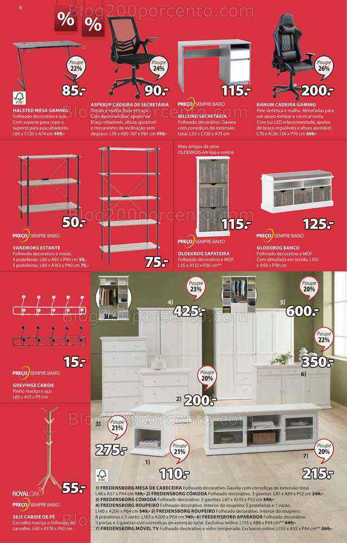 Antevisão Folheto JYSK Promoções até 2 agosto