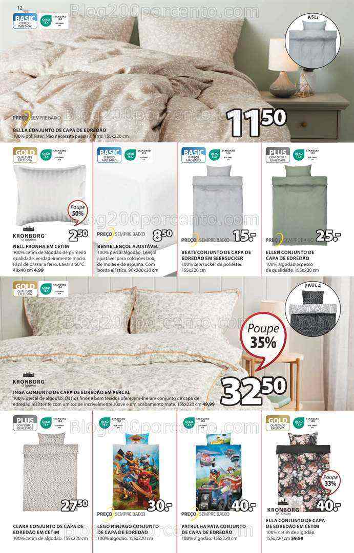 Antevisão Folheto JYSK Promoções até 2 agosto