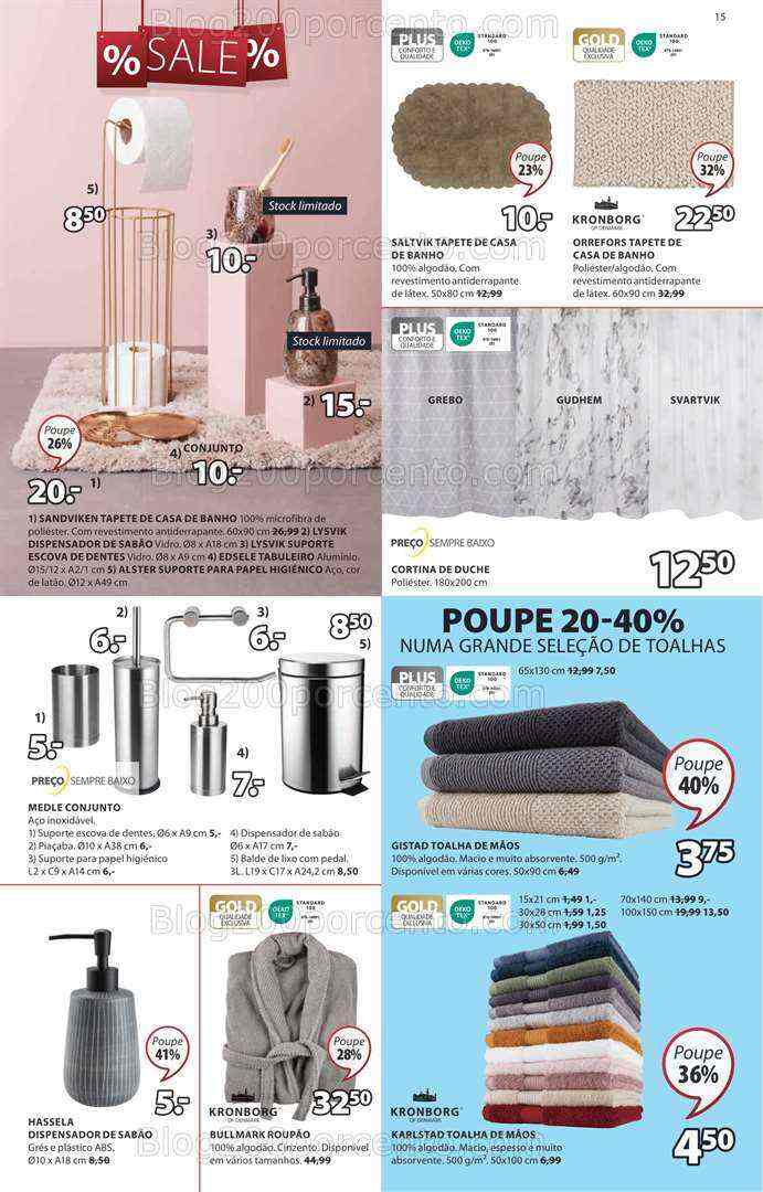 Antevisão Folheto JYSK Promoções até 2 agosto