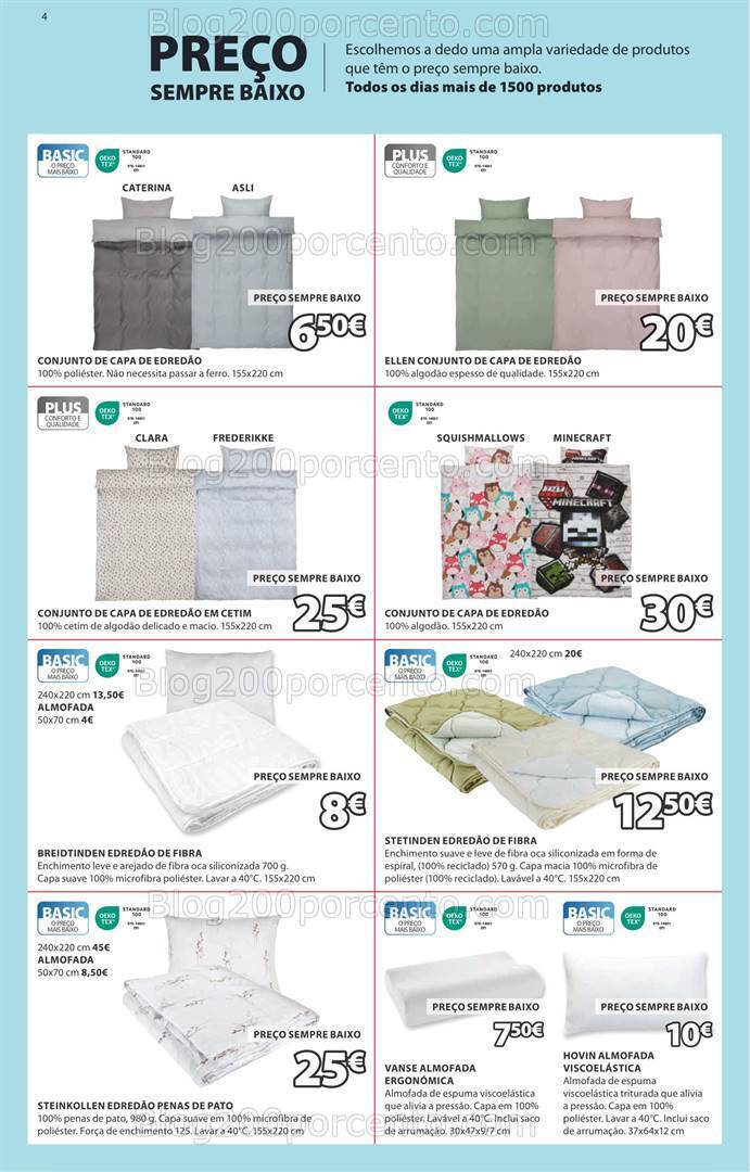 Antevisão Folheto JYSK Saldos Promoções até 31 julho