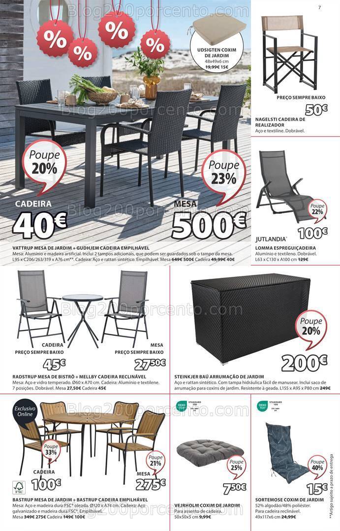 Antevisão Folheto JYSK Saldos Promoções até 31 julho