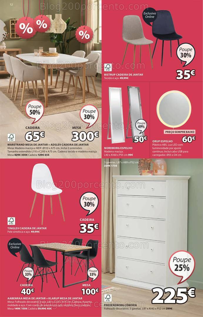 Antevisão Folheto JYSK Saldos Promoções até 31 julho