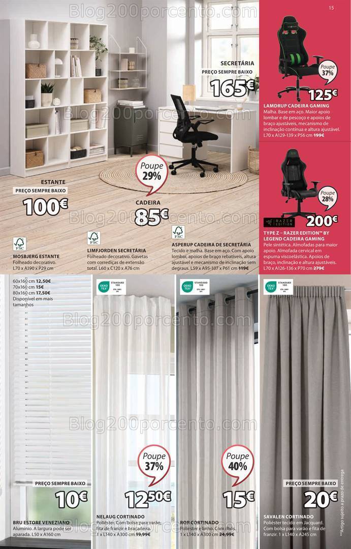 Antevisão Folheto JYSK Saldos Promoções até 31 julho