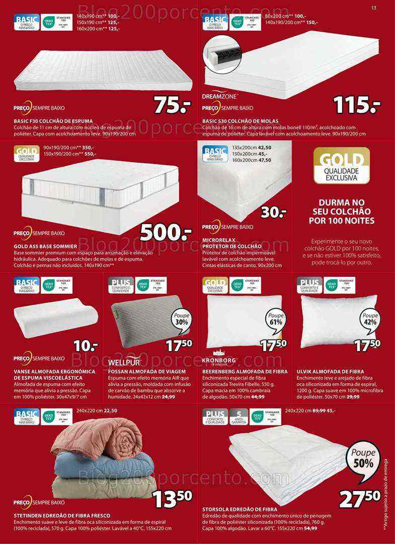 Antevisão Folheto JYSK Promoções de 13 julho a 2 agosto