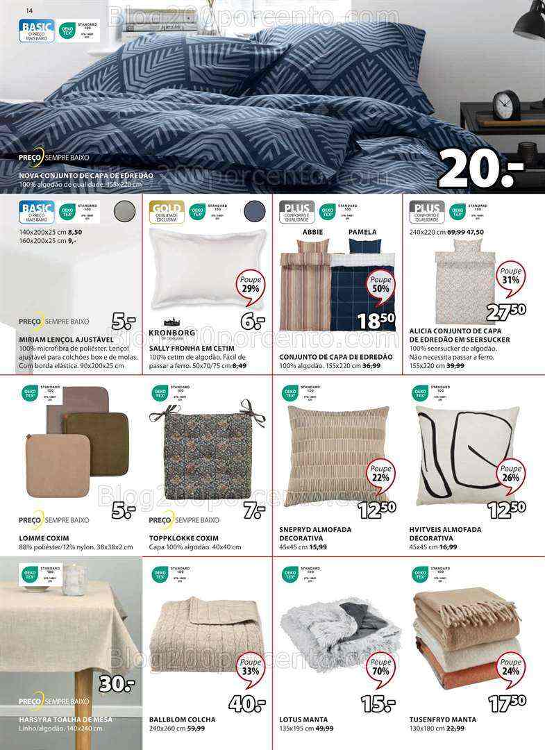 Antevisão Folheto JYSK Promoções de 13 julho a 2 agosto