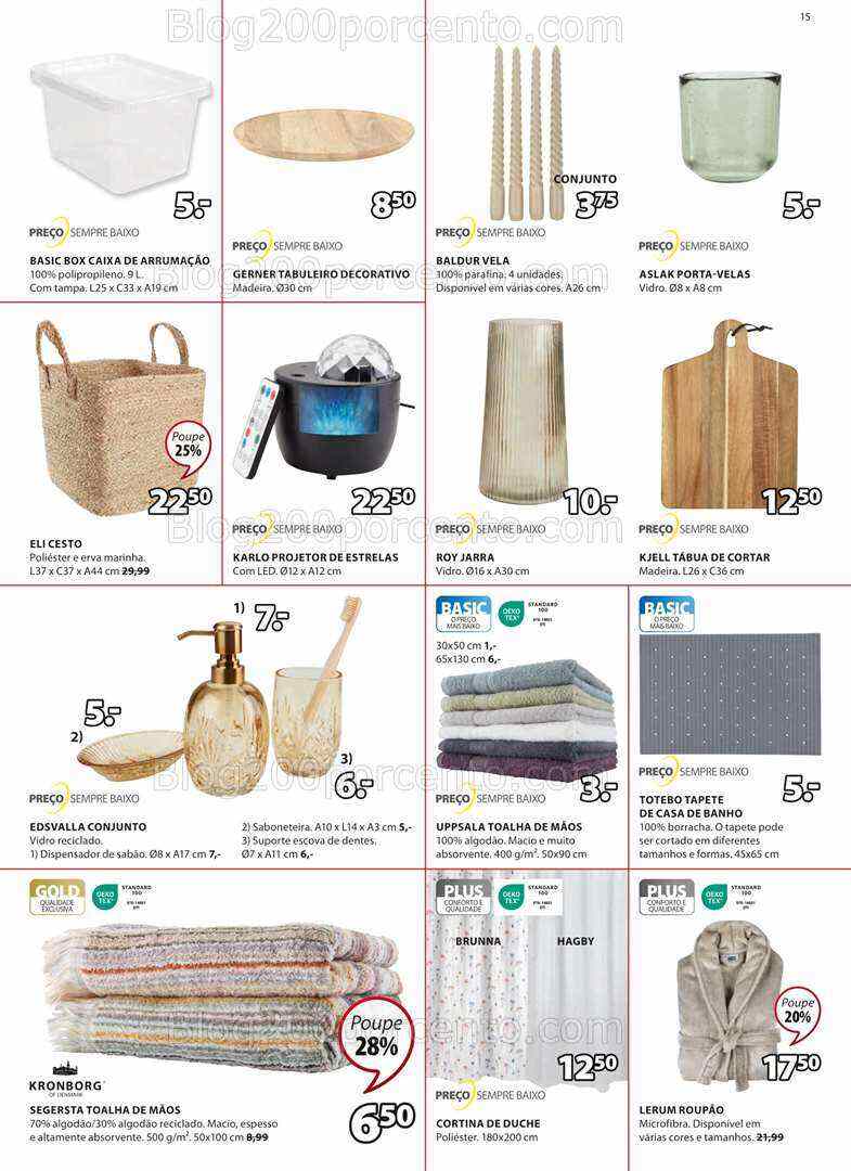 Antevisão Folheto JYSK Promoções de 13 julho a 2 agosto