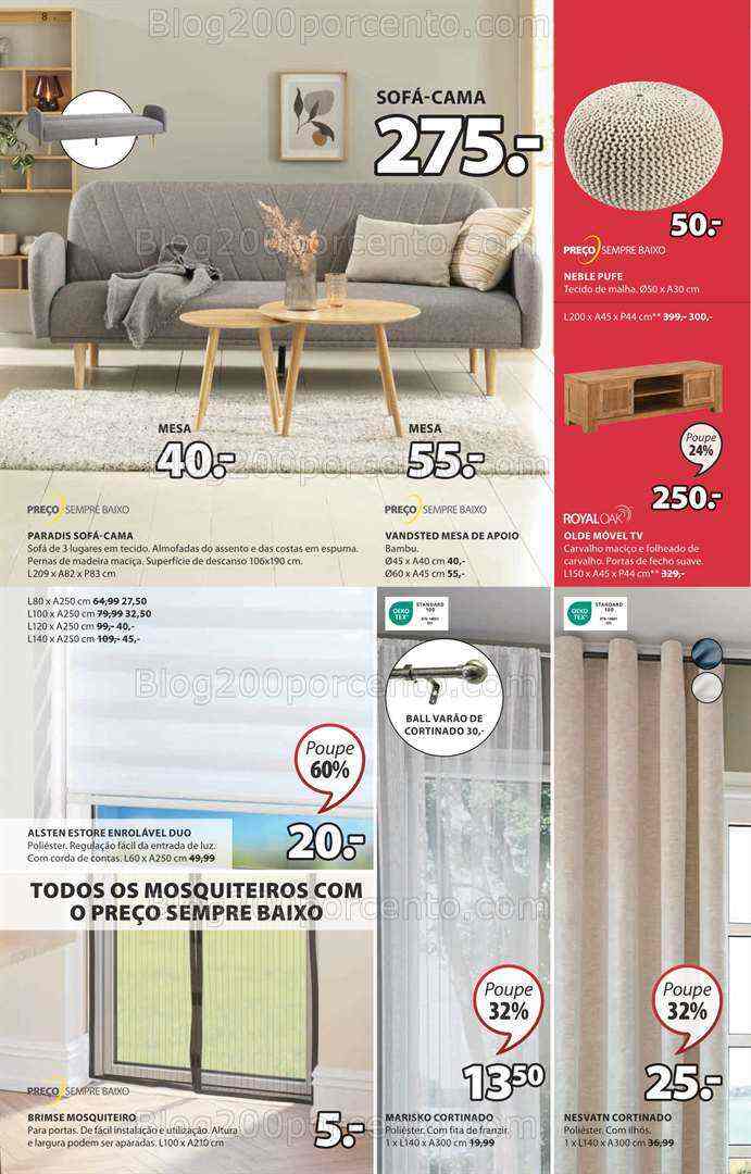 Antevisão Folheto JYSK Promoções de 20 julho a 2 agosto