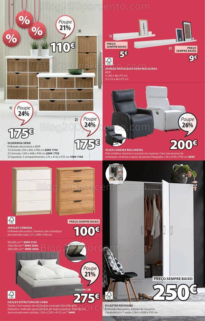 Antevisão Folheto JYSK Saldos de Verão Promoções até 31 julho