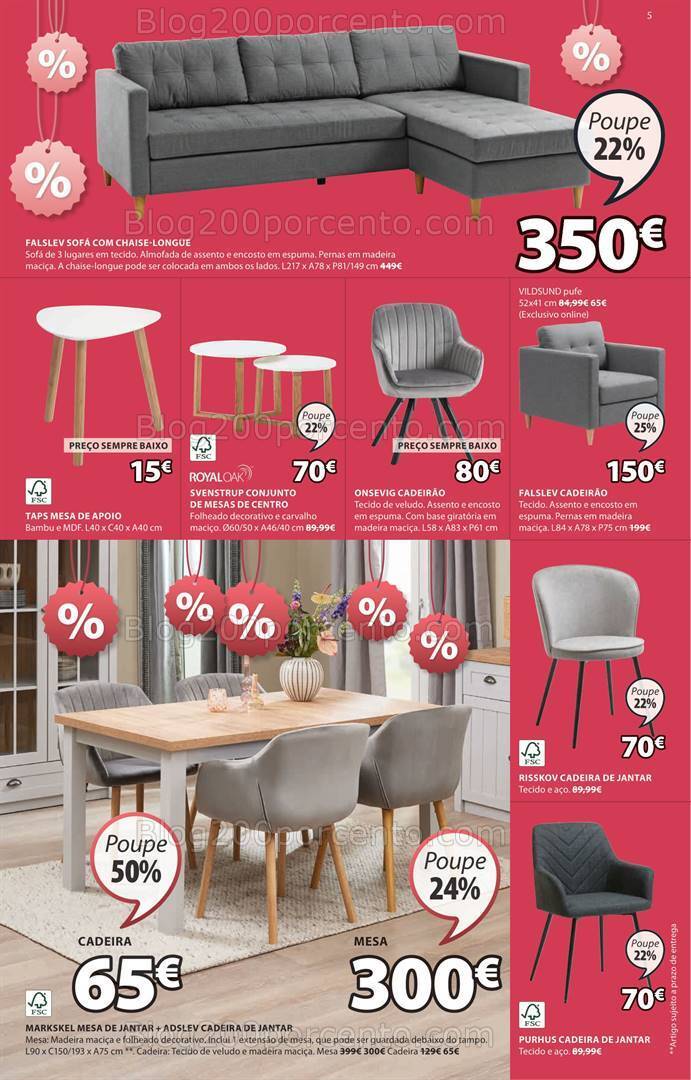 Antevisão Folheto JYSK Saldos de Verão Promoções até 31 julho