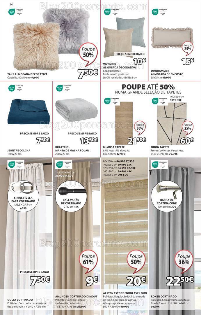 Antevisão Folheto JYSK Saldos de Verão Promoções até 31 julho