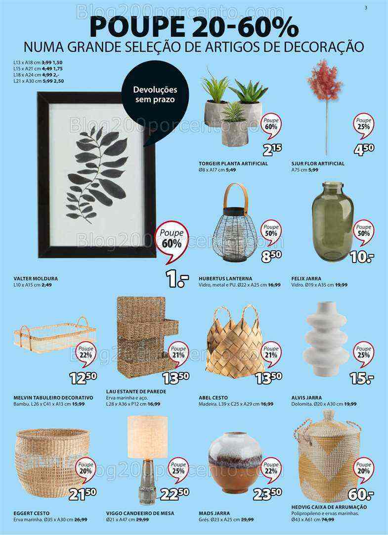 Antevisão Folheto JYSK Promoções de 3 agosto a 6 setembro