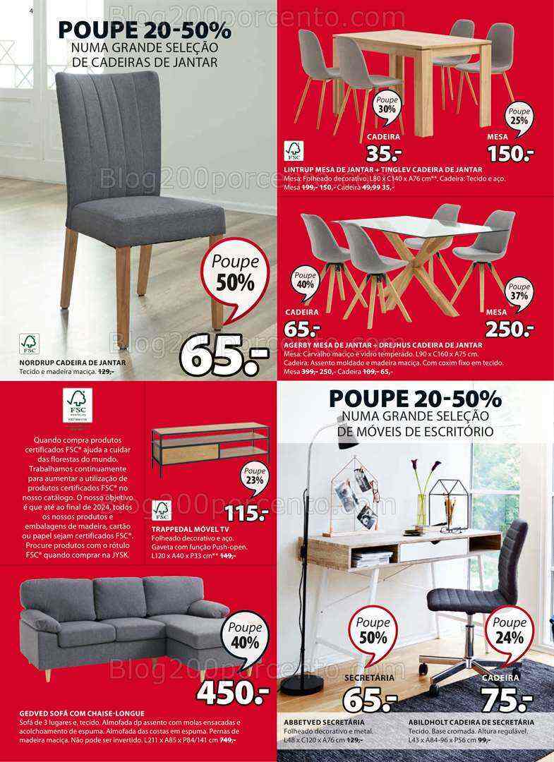 Antevisão Folheto JYSK Promoções de 3 agosto a 6 setembro