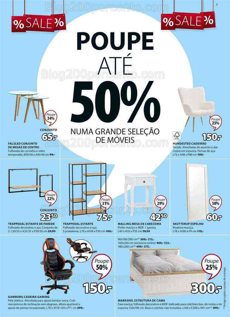 Antevisão Folheto JYSK Promoções de 3 agosto a 6 setembro