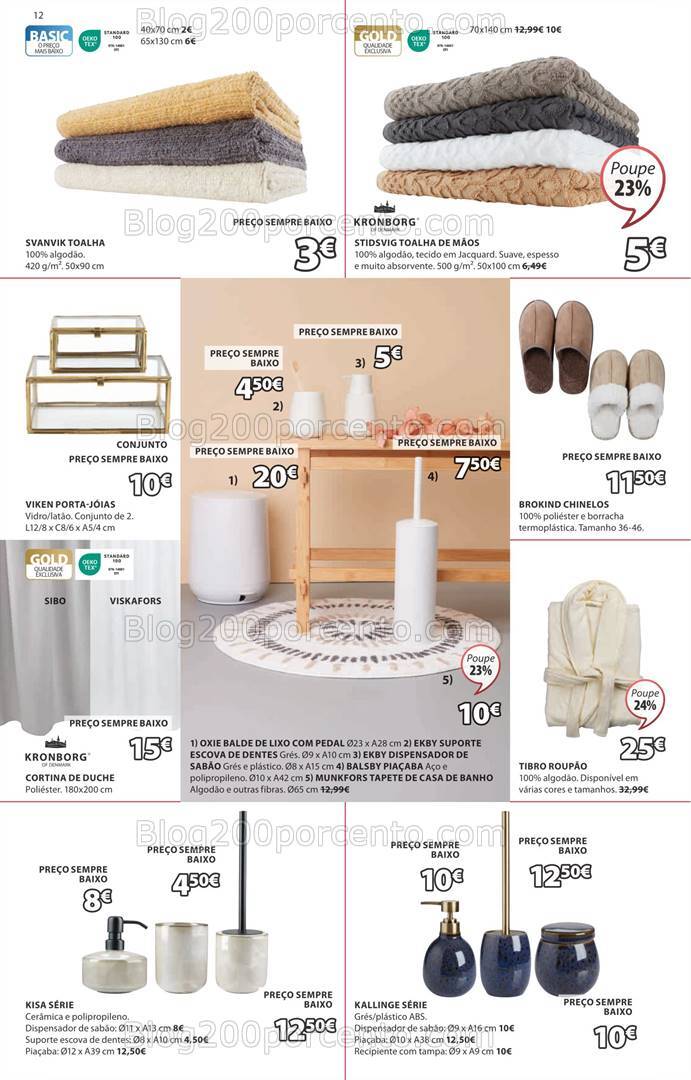 Antevisão Folheto JYSK Saldos de Verão Promoções de 1 agosto a 4 setembro