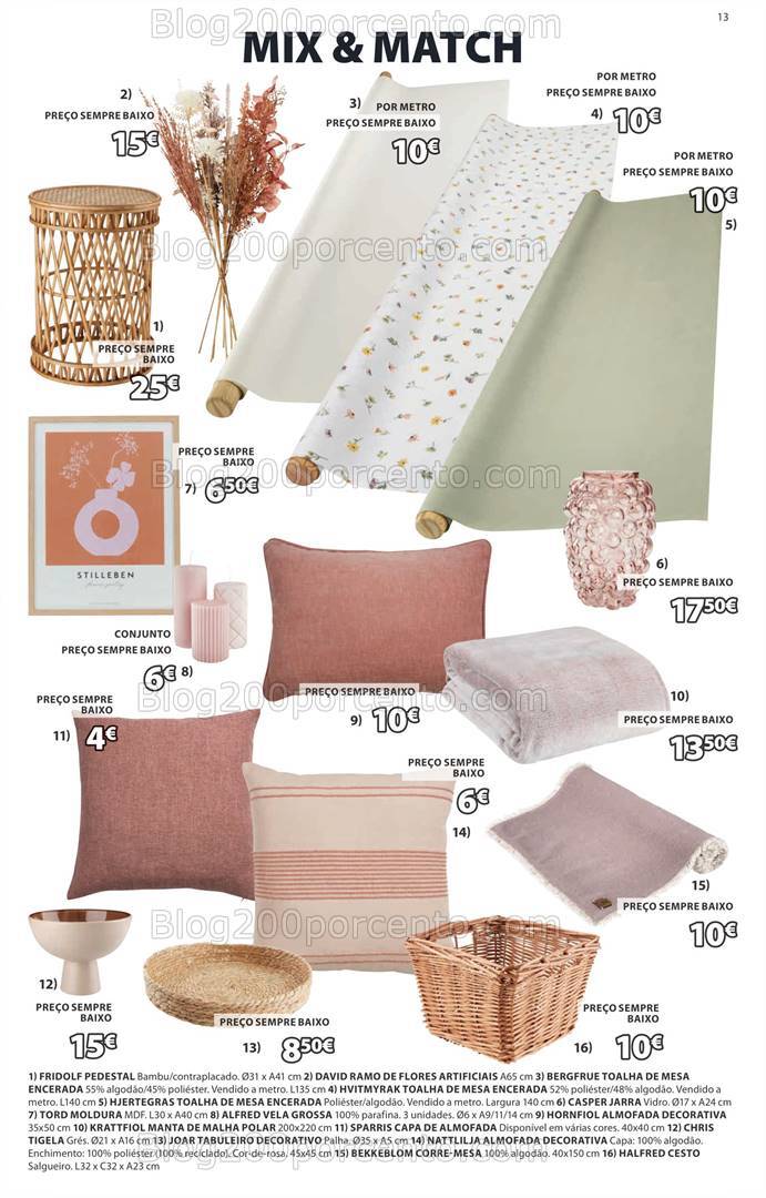 Antevisão Folheto JYSK Saldos de Verão Promoções de 1 agosto a 4 setembro