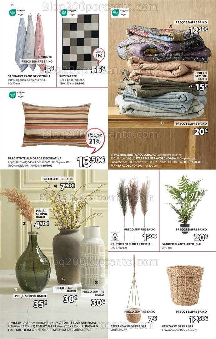 Antevisão Folheto JYSK Saldos de Verão Promoções de 1 agosto a 4 setembro