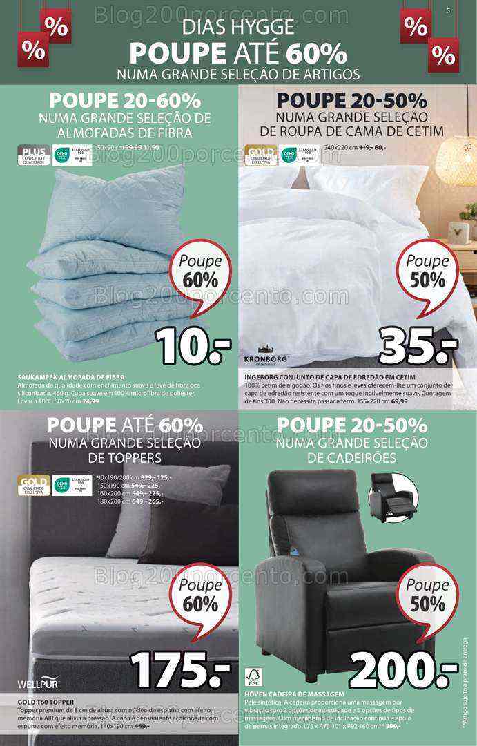 Antevisão Folheto JYSK Promoções de 10 agosto a 6 setembro