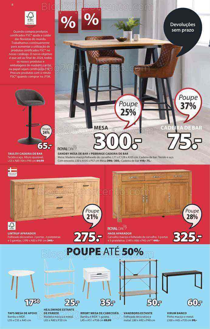 Antevisão Folheto JYSK Promoções de 10 agosto a 6 setembro