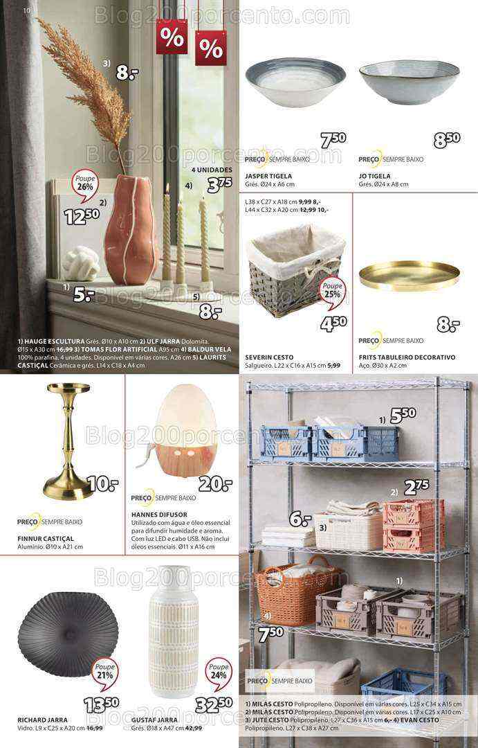 Antevisão Folheto JYSK Promoções de 10 agosto a 6 setembro