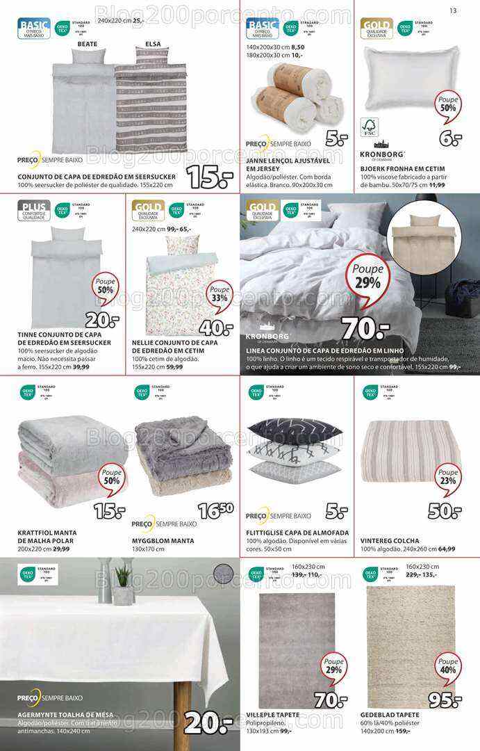 Antevisão Folheto JYSK Promoções de 10 agosto a 6 setembro