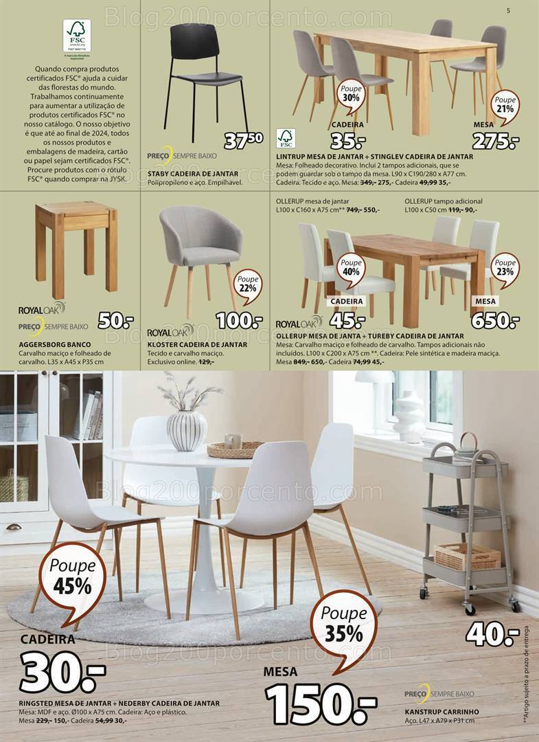 Antevisão Folheto JYSK Promoções de 17 agosto a 6 setembro