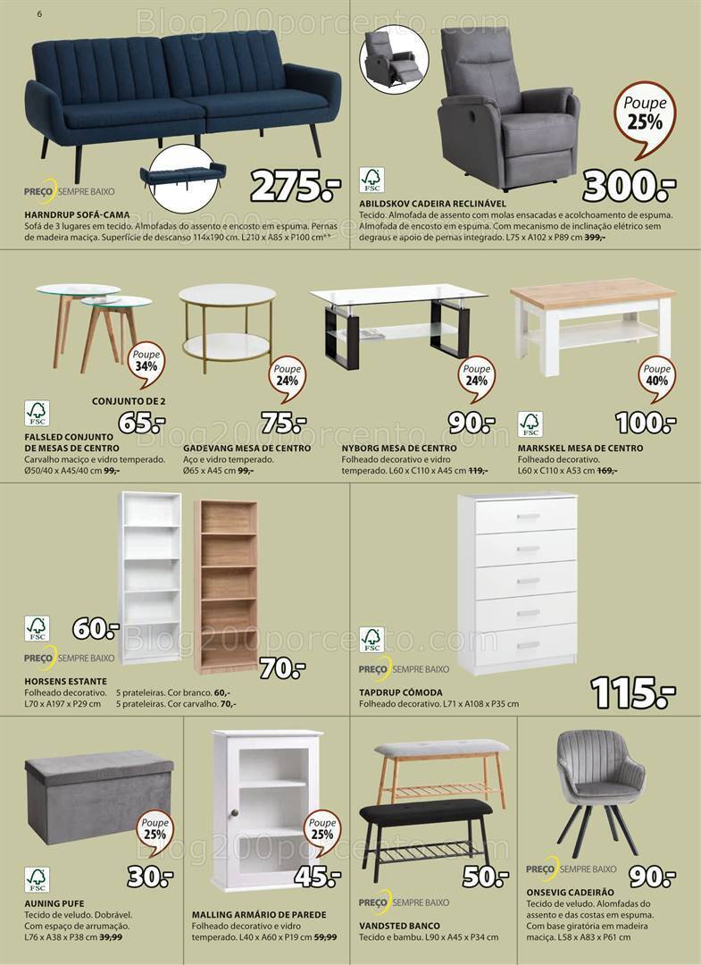 Antevisão Folheto JYSK Promoções de 17 agosto a 6 setembro