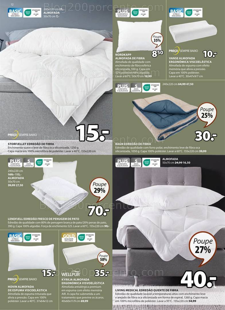 Antevisão Folheto JYSK Promoções de 17 agosto a 6 setembro