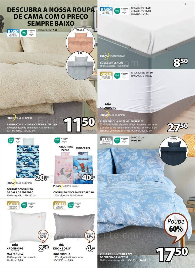 Antevisão Folheto JYSK Promoções de 17 agosto a 6 setembro