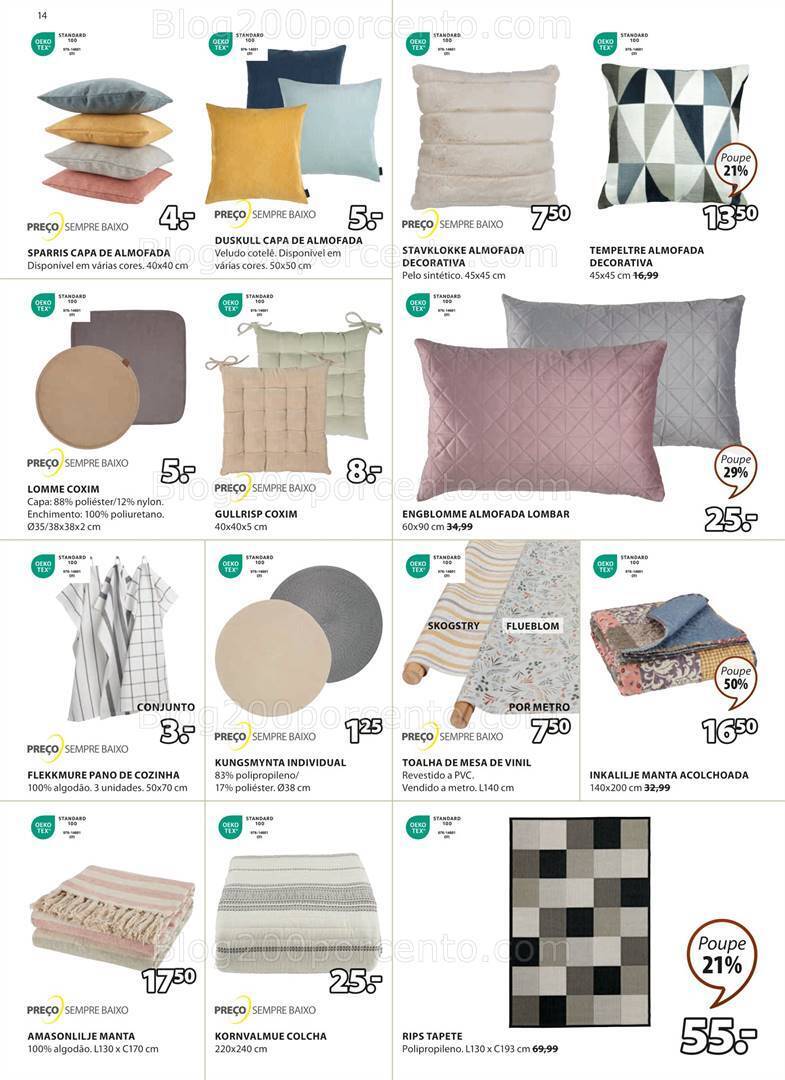 Antevisão Folheto JYSK Promoções de 17 agosto a 6 setembro