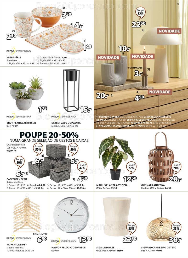 Antevisão Folheto JYSK Promoções de 17 agosto a 6 setembro